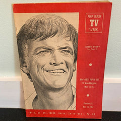 TV Week November 10 1967 Monte Markham Cleveland Plain Dealer Local Guide