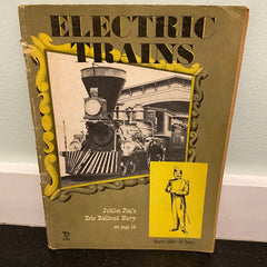 Electric Trains March 1952 vintage magazine Erie Railroad Navy