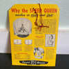 Speed Queen Washer hang tag Vintage advertising