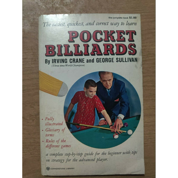 Pocket Billiards Vintage Booklet 1970 Irving Crane George Sullivan Book
