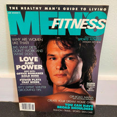 Men's Fitness November 1987 vintage magazine Patrick Swayze