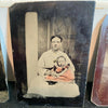 Tintype Picture Lot Men Women Girl Baby Antique Photographs