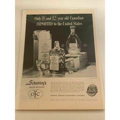 1959 Schenley OFC Canadian Whisky Whiskey Vintage Magazine Print Ad
