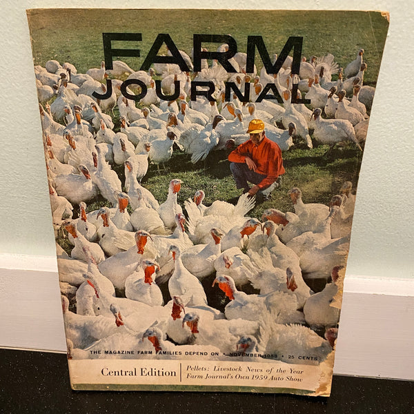Farm Journal November 1958 magazine