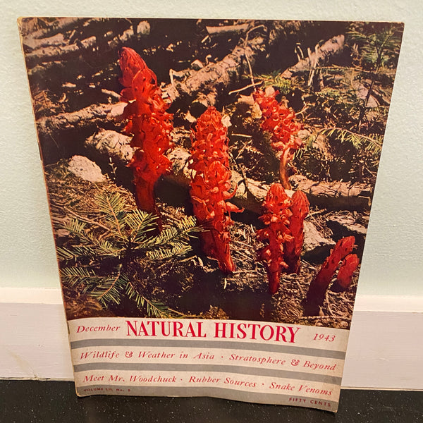 Natural History December 1943 magazine