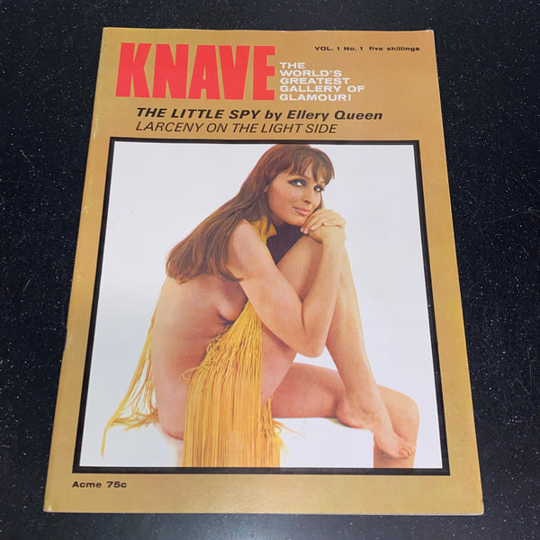 Knave Magazine December 1968 Vintage 1st Issue British Pinup Cheesecake
