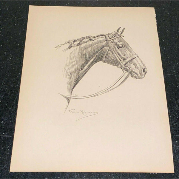 You Give Your Heart to One Horse Edwin Megargee Vintage Print 1938