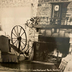 Mammoth Cave Hotel Postcard Kentucky Room Vintage 1950 RPPC
