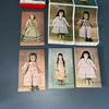 Shackman Antique Doll Jig-Saw Puzzles Vintage 60s 70s NOS Set of 4 Made in Japan