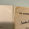 jumbo note waltz hits accordion music book vintage 1953