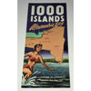 1940s 1000 Islands Alexandria Bay Brochure Vintage NY Bikini Pinup Girl