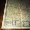 Washington DC 1938 Wall Map Reaches Nation's Capital Virginia Maryland Delaware