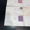WWII Military FDC Lot of 8 1940 1942 Postal Covers Stamps Scott 899 900 901 905