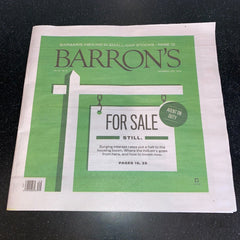 Barron's Newspaper Magazine December 5 2022 Residential Real Estate Investing
