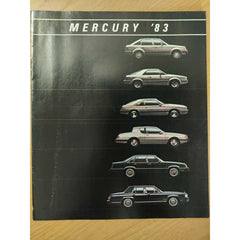 Mercury 1983 Brochure 12pg Full Line Cougar Lynx LN7 Capri Grand Marquis Wagon