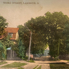 Lakeside Ohio Postcard 1912 Mt Vernon House Third Street