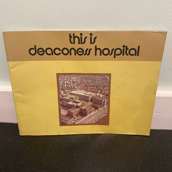 Deaconess Hospital Book Brochure Cleveland Ohio 1970s 1980s Medical History
