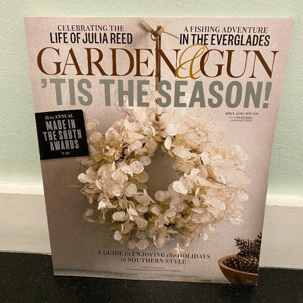 Garden & Gun December 2020 January 2021 magazine Christmas Everglades Fishing