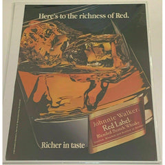 1992 Johnnie Walker Red Label Scotch Whisky Whiskey Vintage Magazine Print Ad