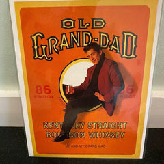 Old Grand-Dad Bourbon Whiskey 1988 Vintage Print Ad